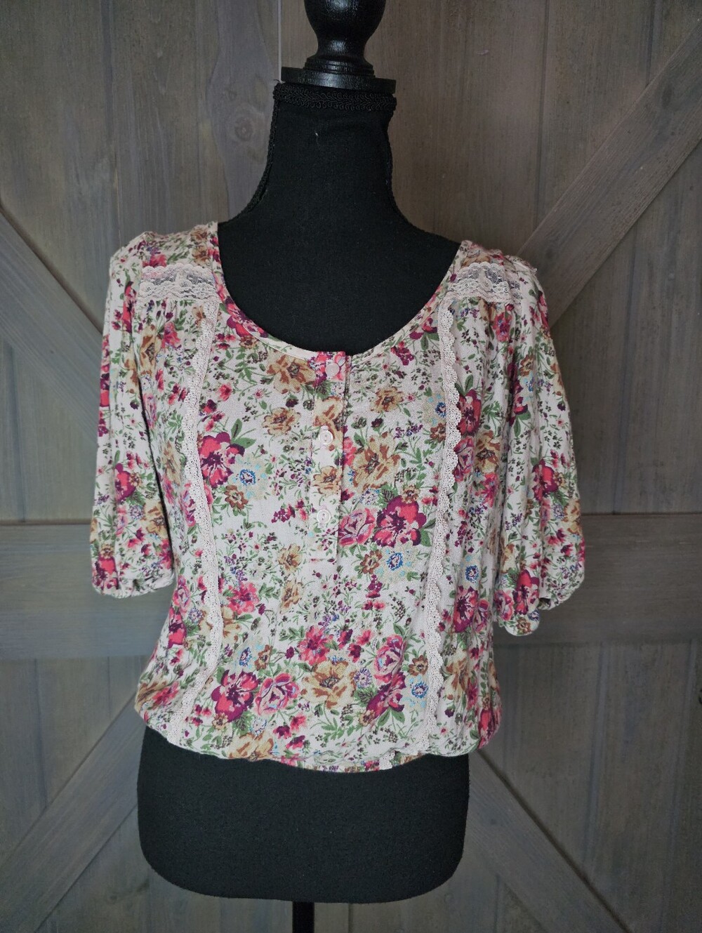 Y2k Kirra Floral Blouse sz Small